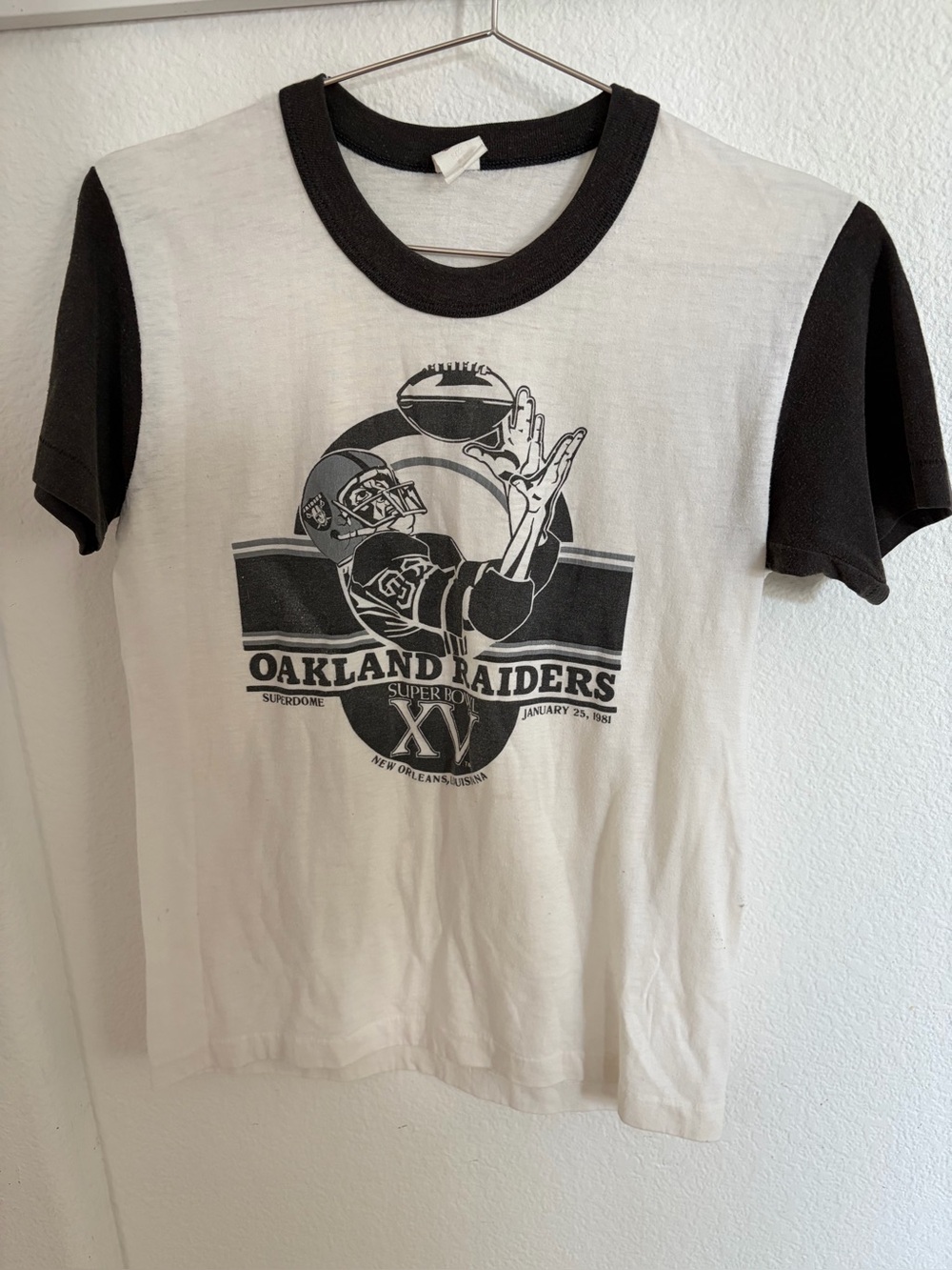 Vintage Raiders 1981 Super Bowl Shirt